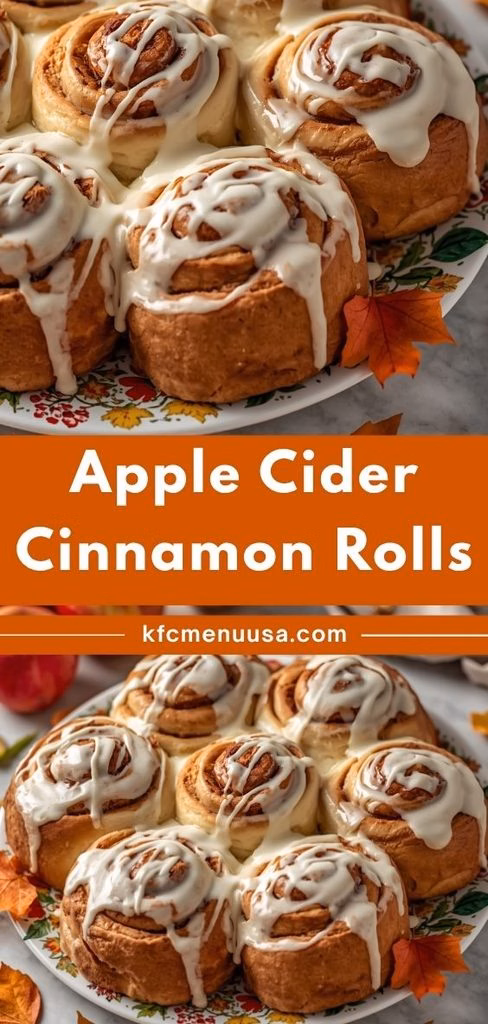 Apple Cider Cinnamon Rolls Recipe