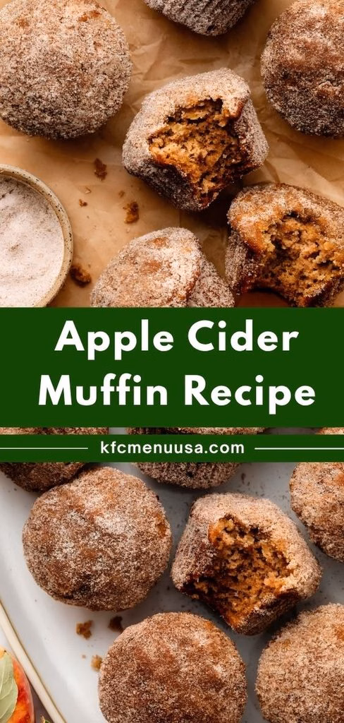 Apple Cider Muffins Recipe
