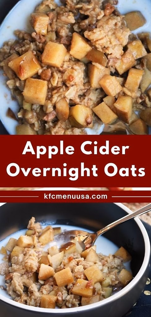 Apple Cider Overnight Oats Recipe