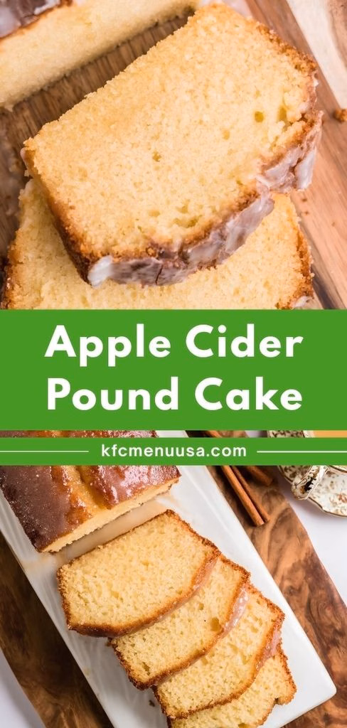 Apple Cider Pound Cake Recipe