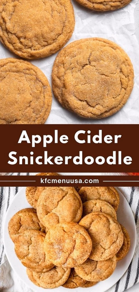 Apple Cider Snickerdoodles Recipe
