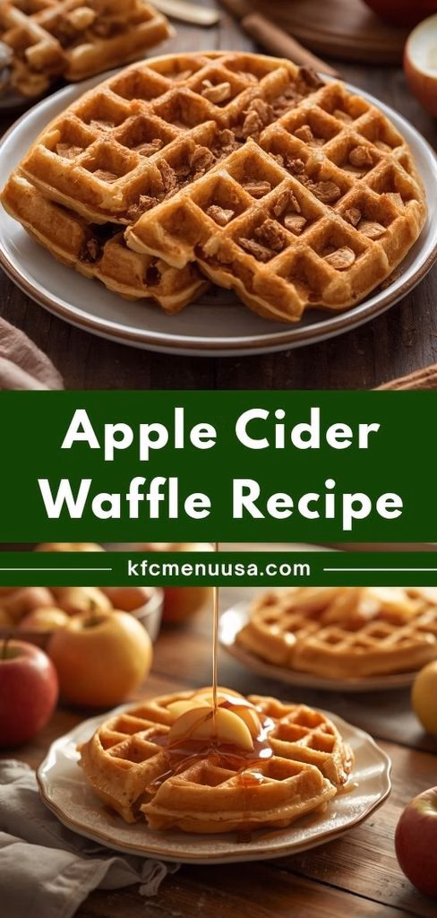 Apple Cider Waffles Recipe