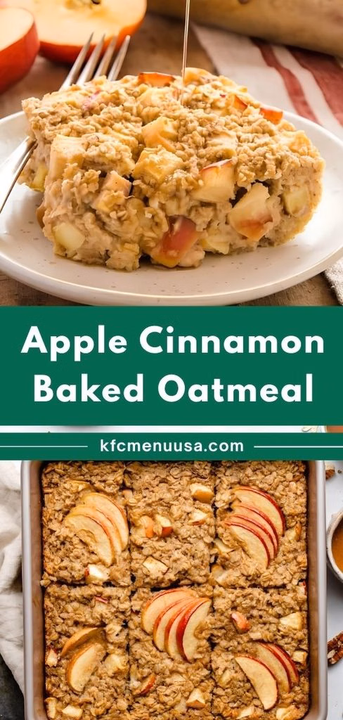 Apple Cinnamon Baked Oatmeal Recipe