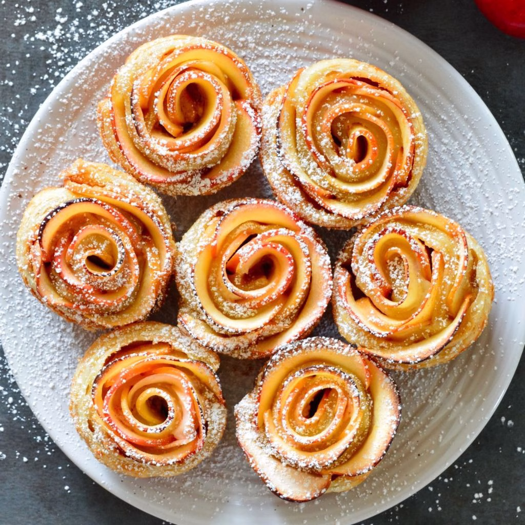 Apple Rose Puff Pastry Recipe
