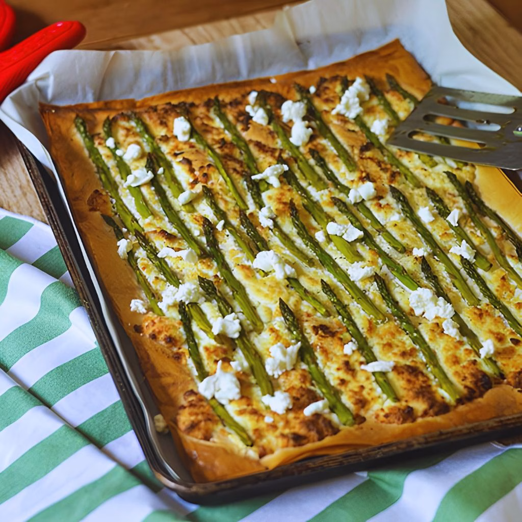 Asparagus Goat Cheese Tart Recipe