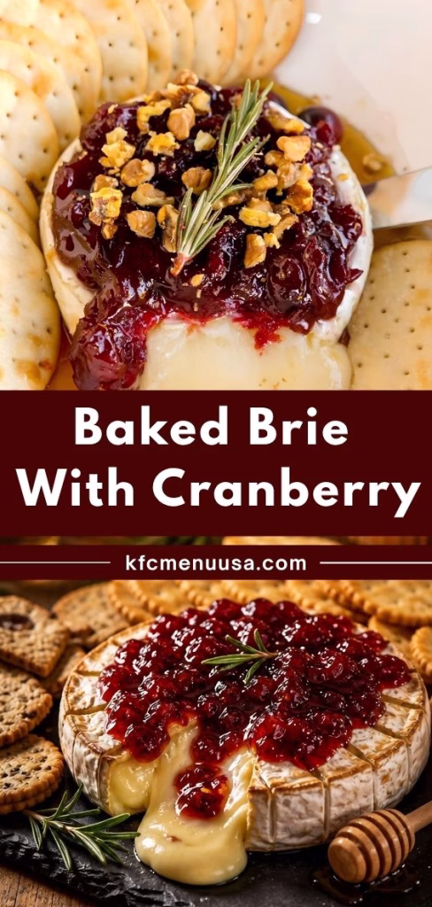 Baked Brie with Cranberry Recipe
