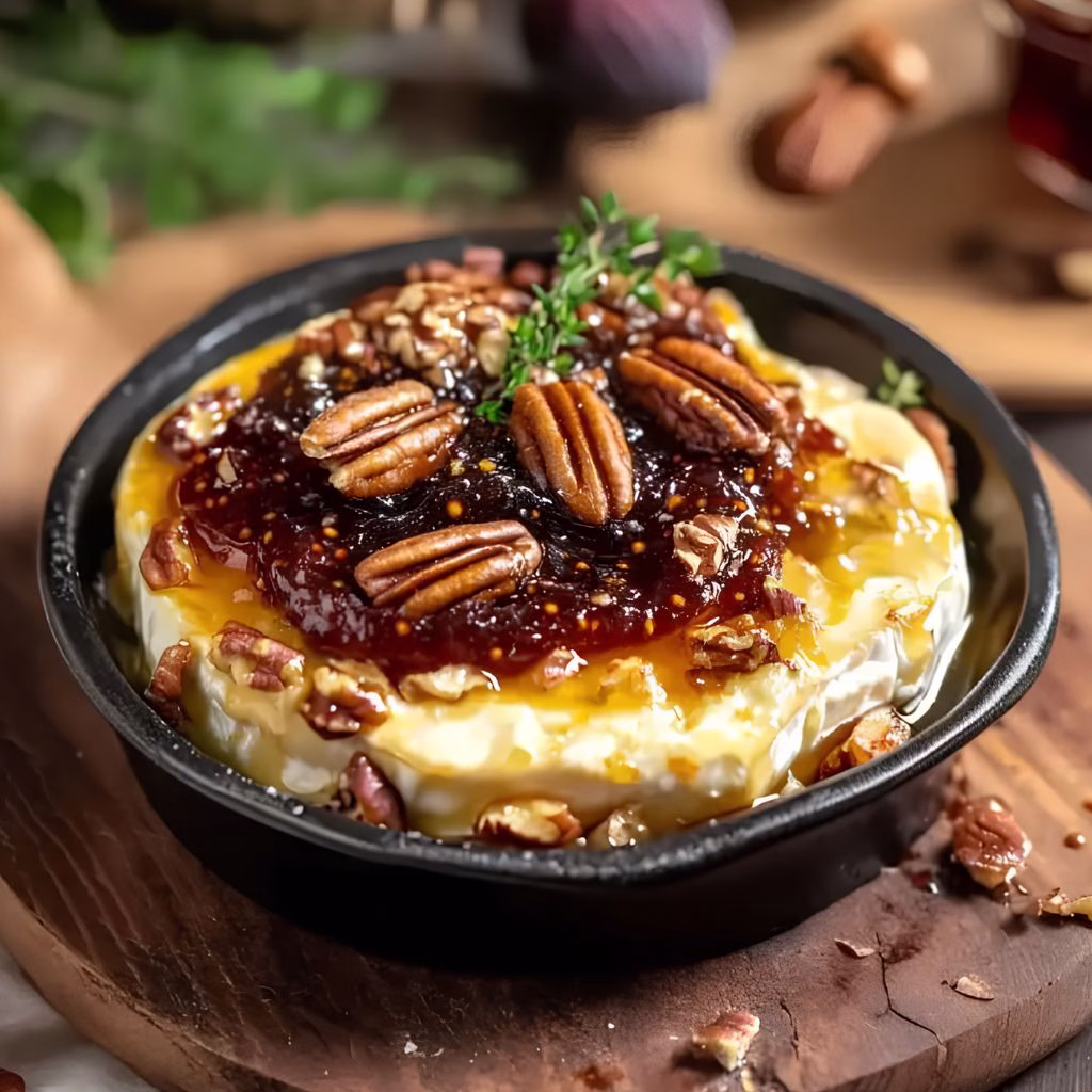 Baked Brie with Fig Jam Recipe