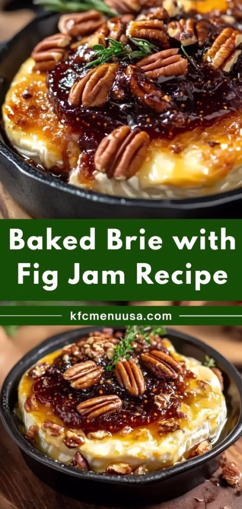 Baked Brie with Fig Jam Recipe