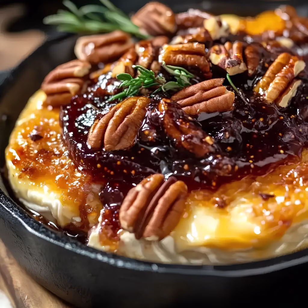 Baked Brie with Fig Jam Recipe