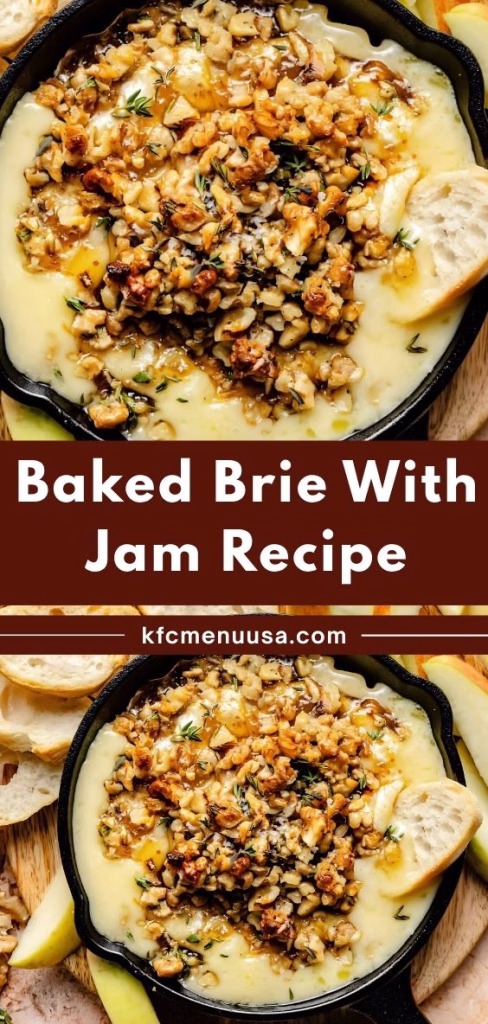 Baked Brie with Jam Recipe
