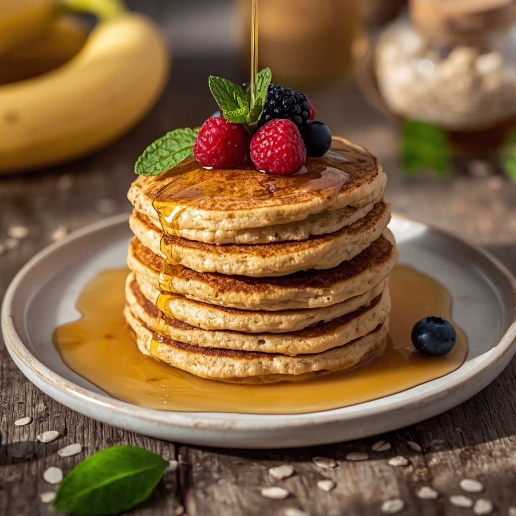 Banana Oat Pancake Recipe