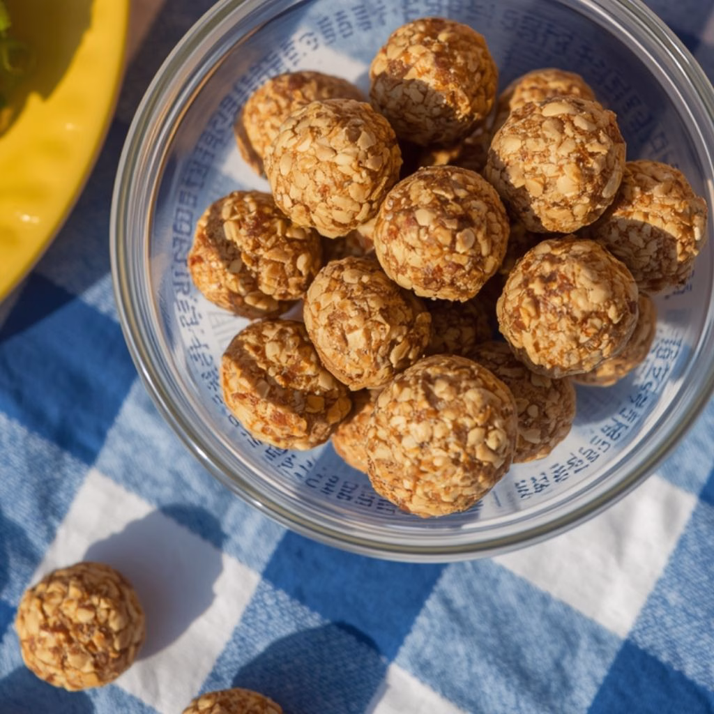 Banana Peanut Butter Snack Bites Recipe