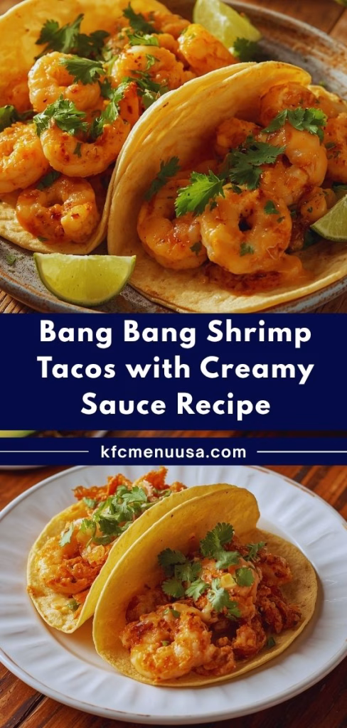 Bang Bang Shrimp Tacos with Creamy Sauce Recipe