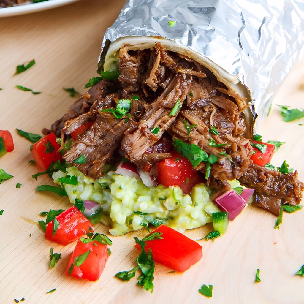 Barbacoa Beef Burrito Recipe
