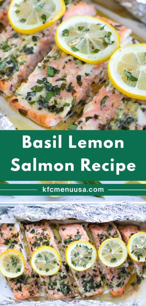 Basil Lemon Salmon Recipe