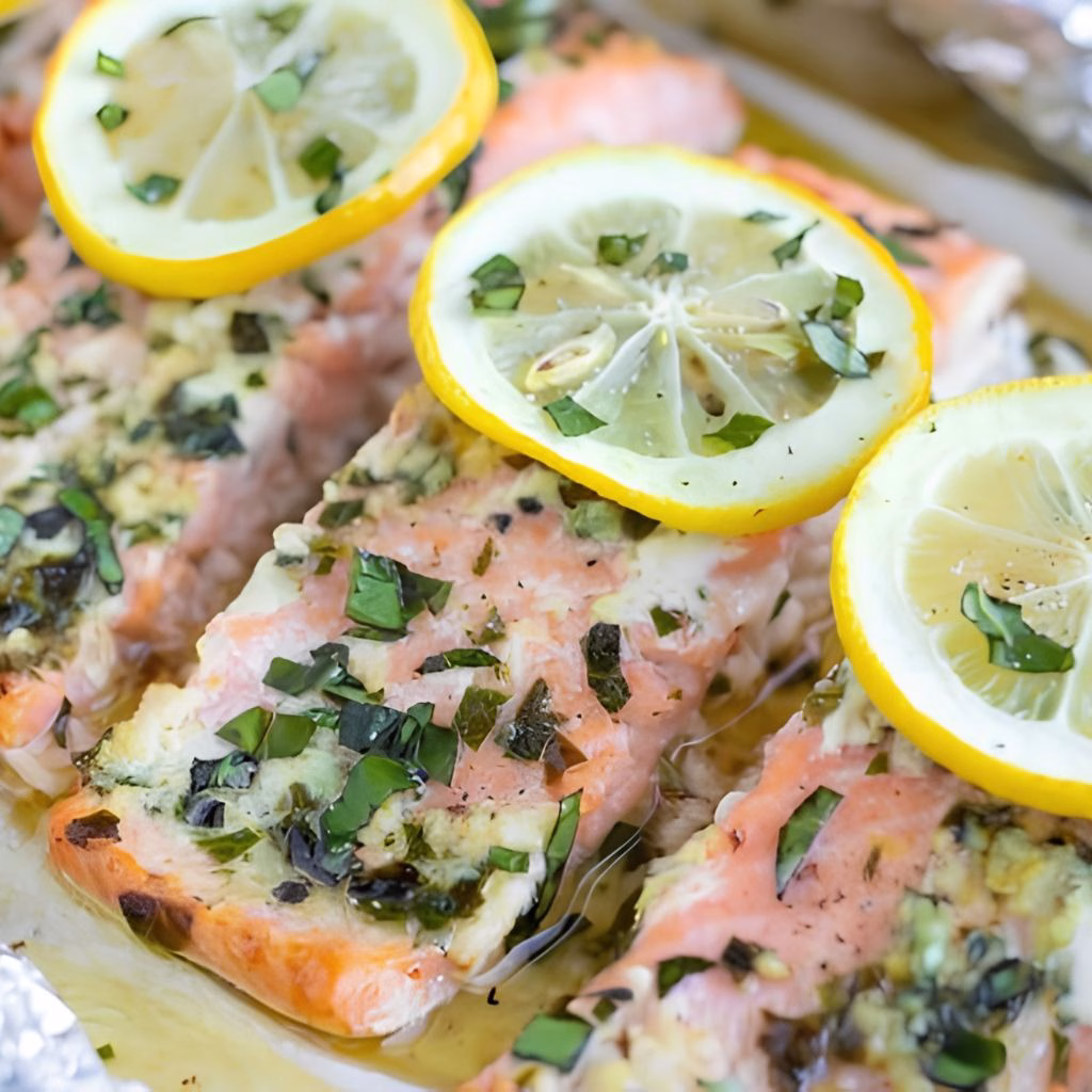 Basil Lemon Salmon Recipe