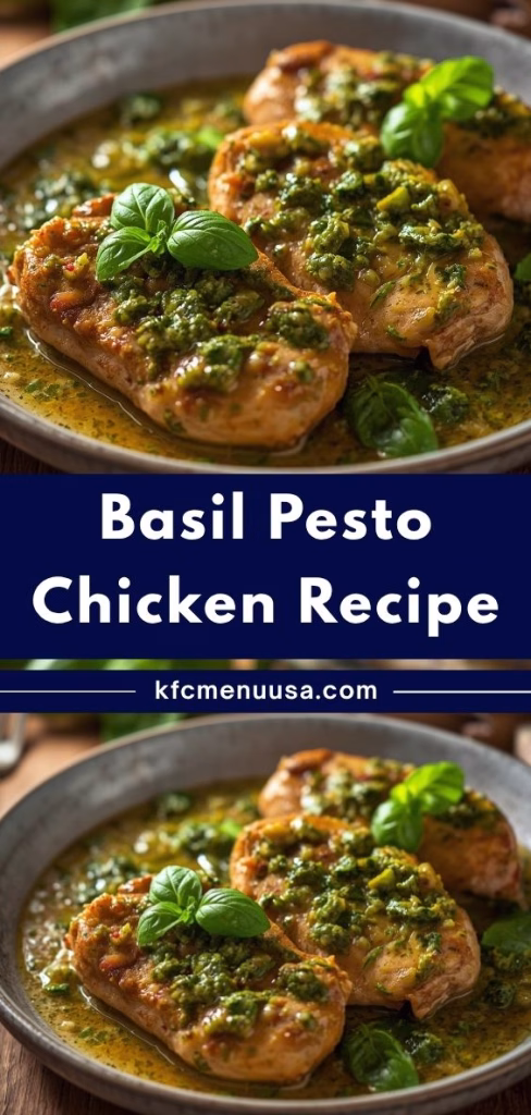 Basil Pesto Chicken Recipe