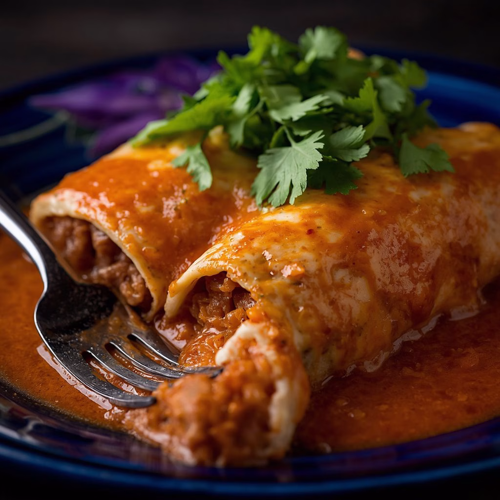 Beef and Bean Burrito Recipe