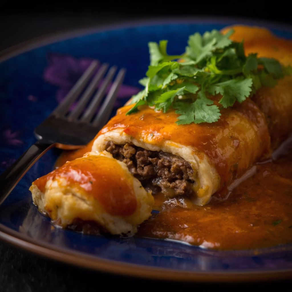 Beef and Bean Burrito Recipe