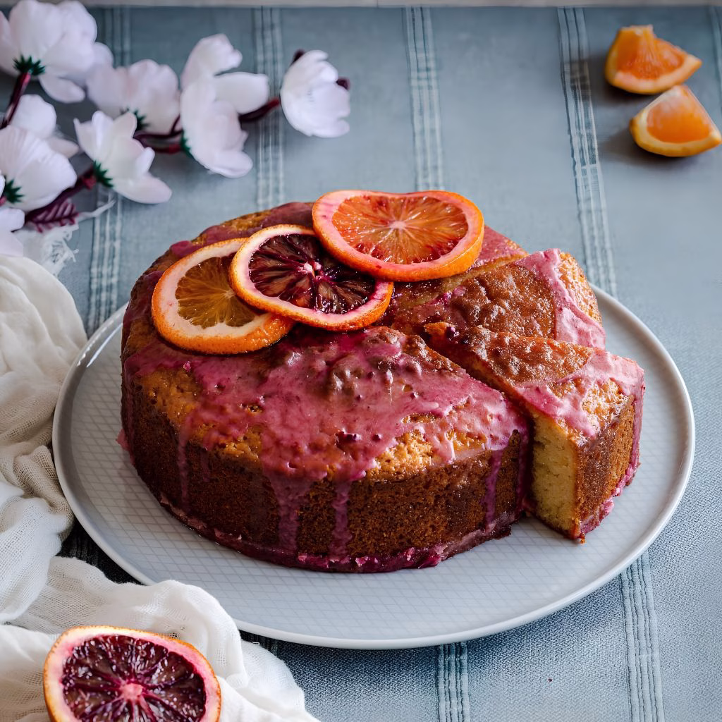 Blood Orange Cardamom Cake Recipe
