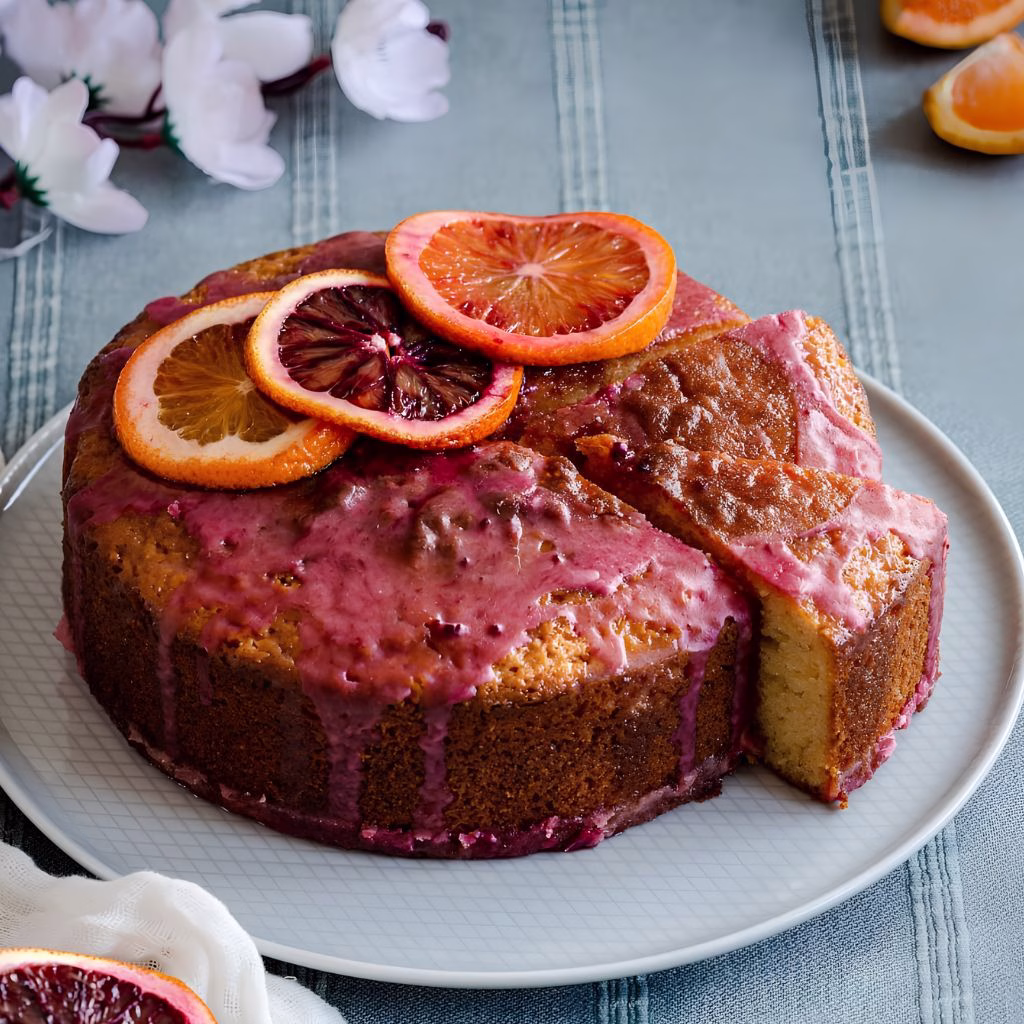 Blood Orange Cardamom Cake Recipe