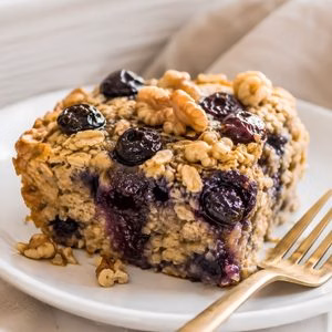 Blueberry Baked Oatmeal Recipe