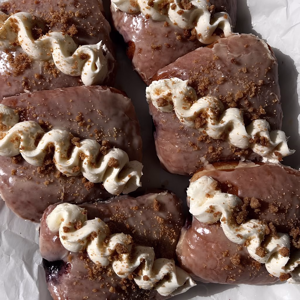 Blueberry Pie Donut Bars Recipe