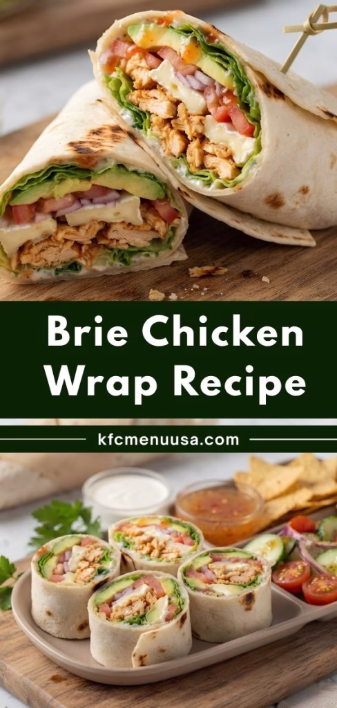 Brie Chicken Wrap Recipe