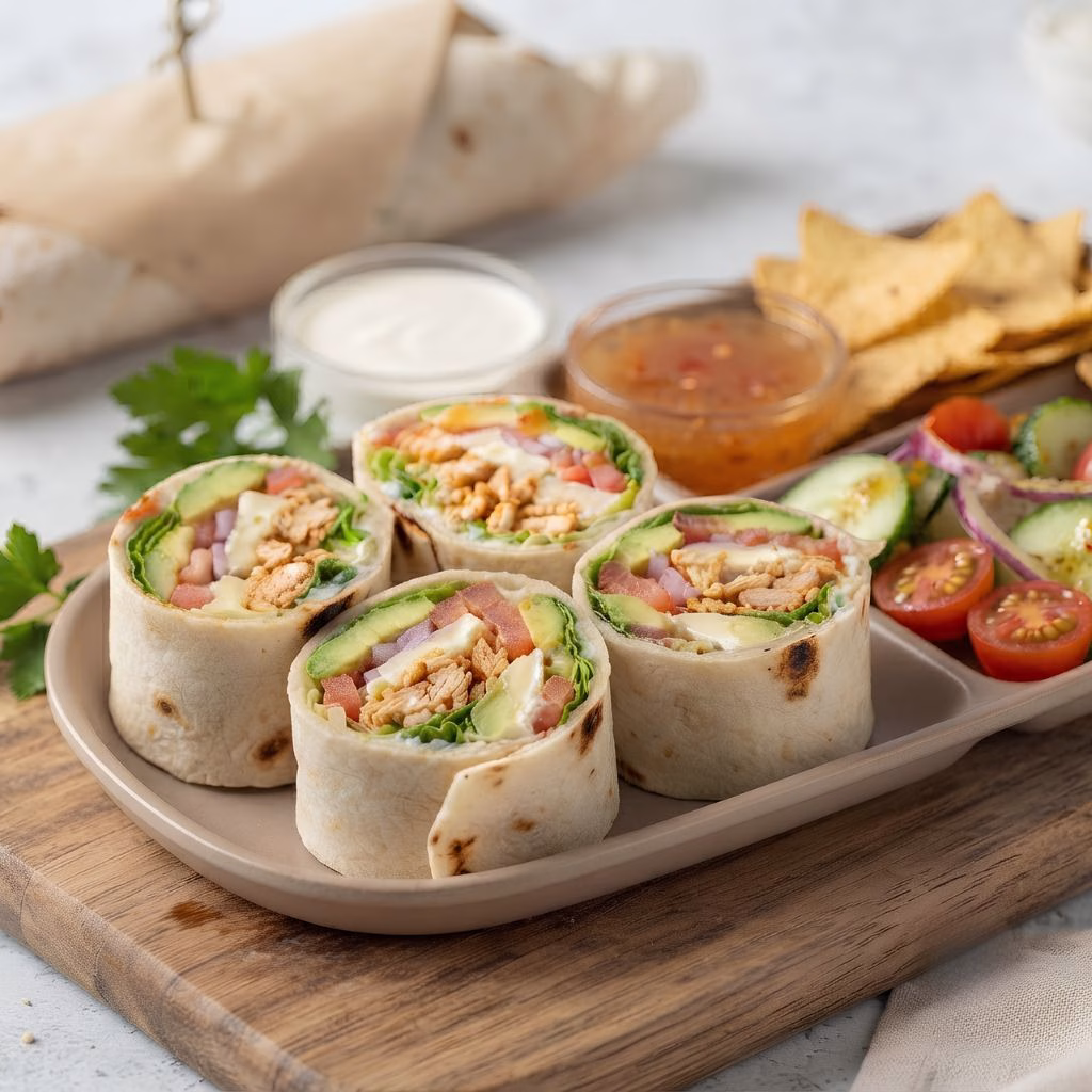 Brie Chicken Wrap Recipe