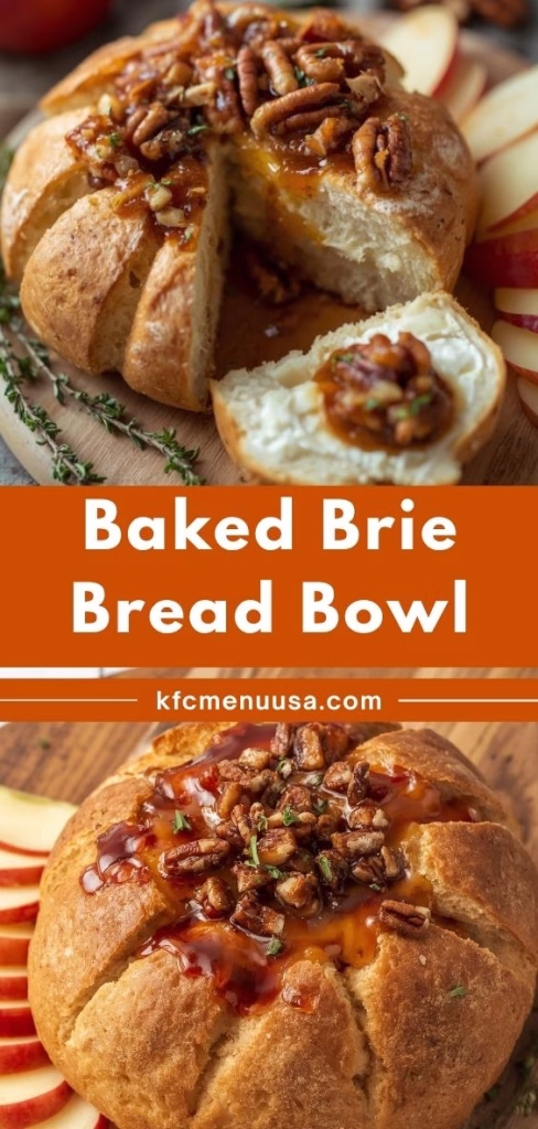 Baked Brie Bread Bowl Recipe