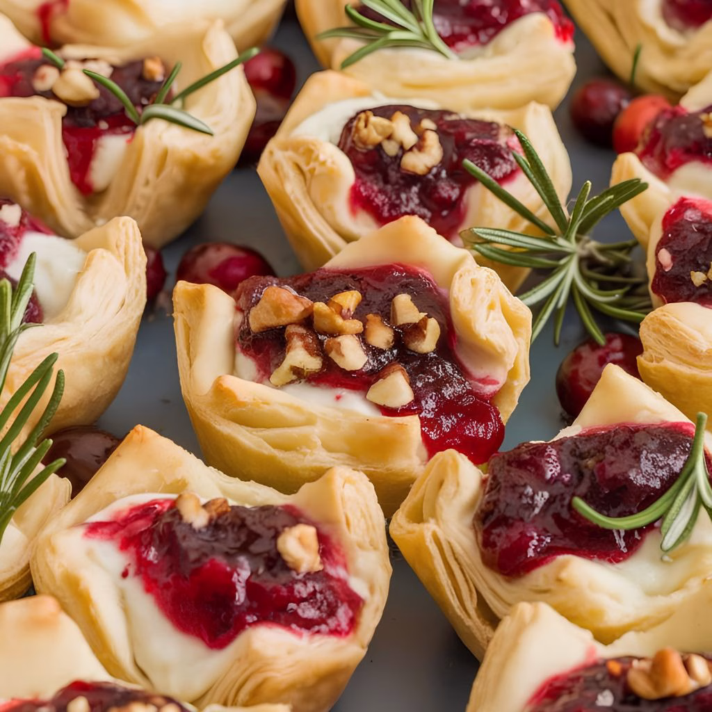Brie Phyllo Cup Appetizer Recipe