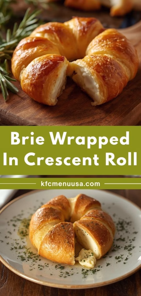 Brie Wrapped in Crescent Roll Recipe