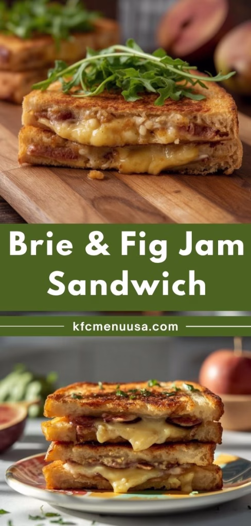 Brie and Fig Jam Sandwich Recipe