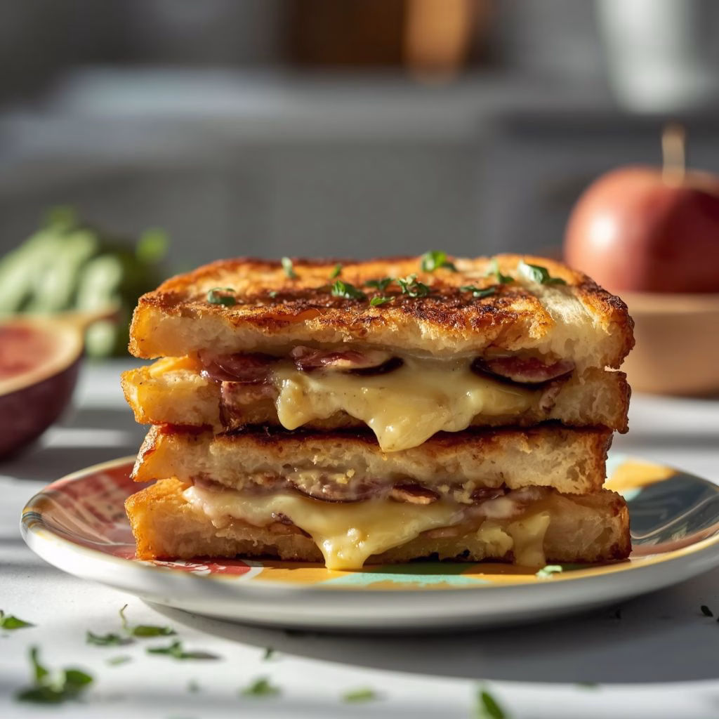 Brie and Fig Jam Sandwich Recipe