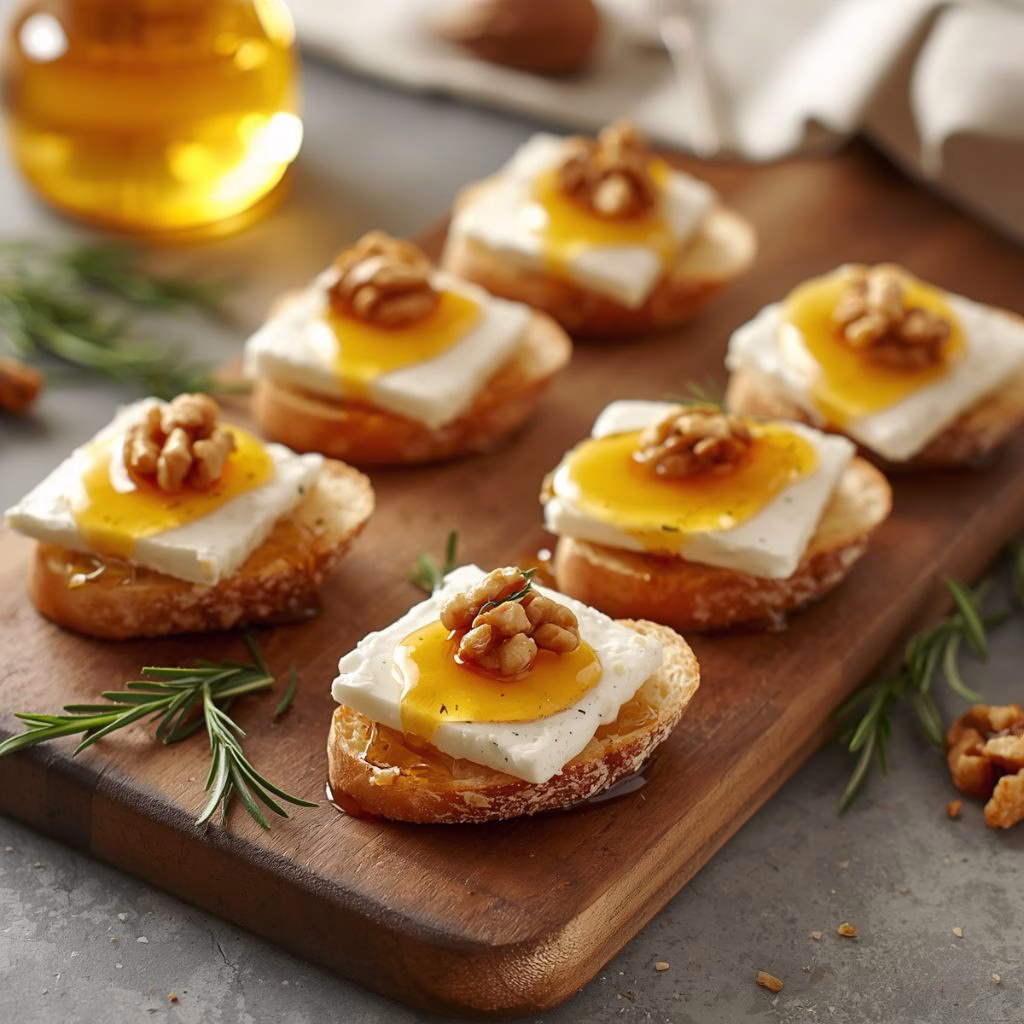 Brie and Honey Crostini Recipe