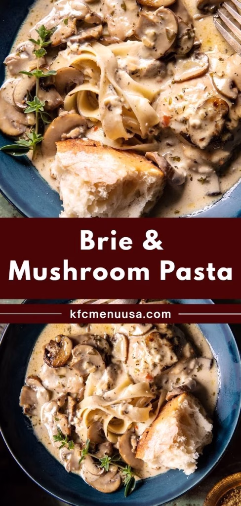 Brie and Mushroom Pasta Recipe
