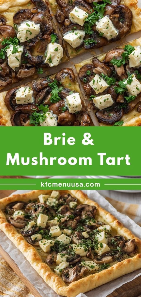Brie and Mushroom Tart Recipe