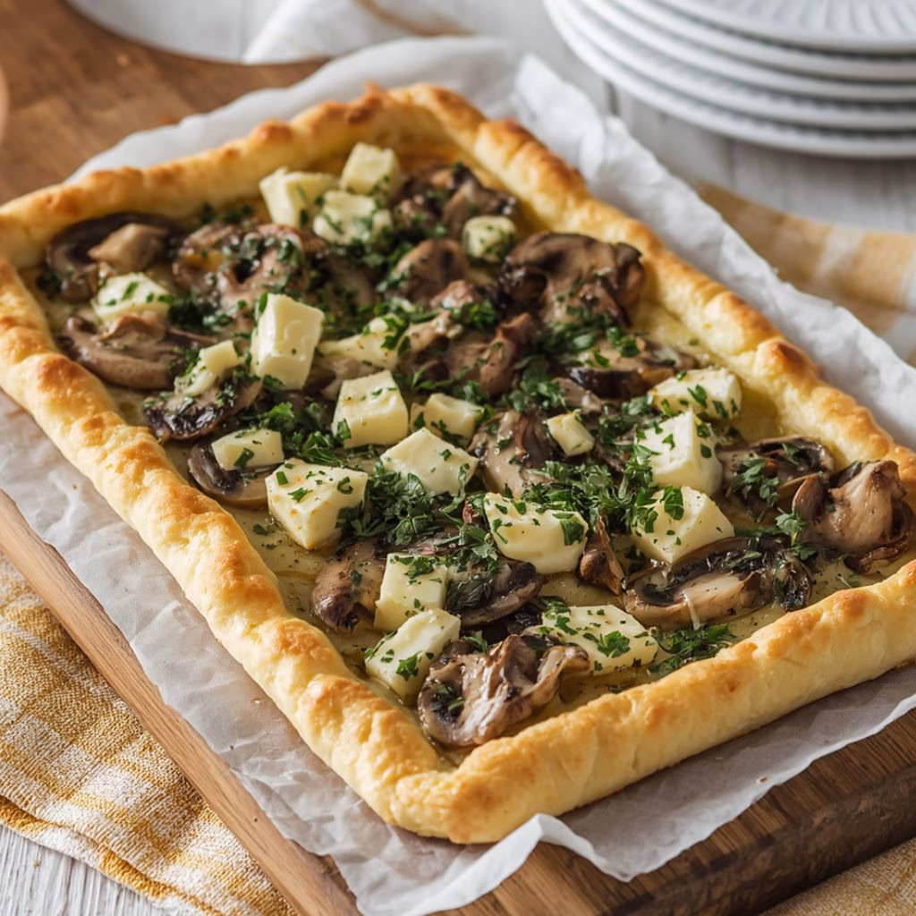 Brie and Mushroom Tart Recipe
