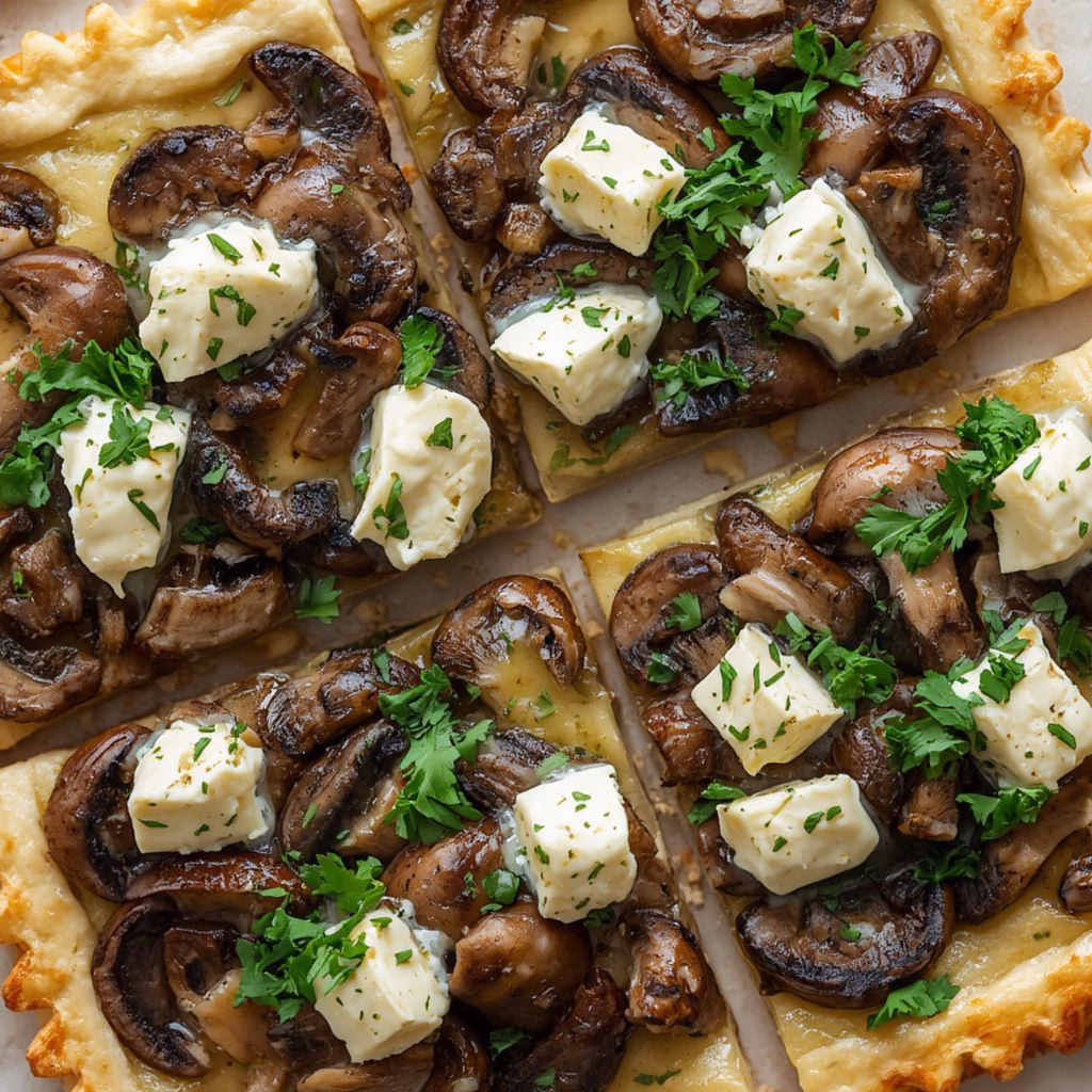 Brie and Mushroom Tart Recipe