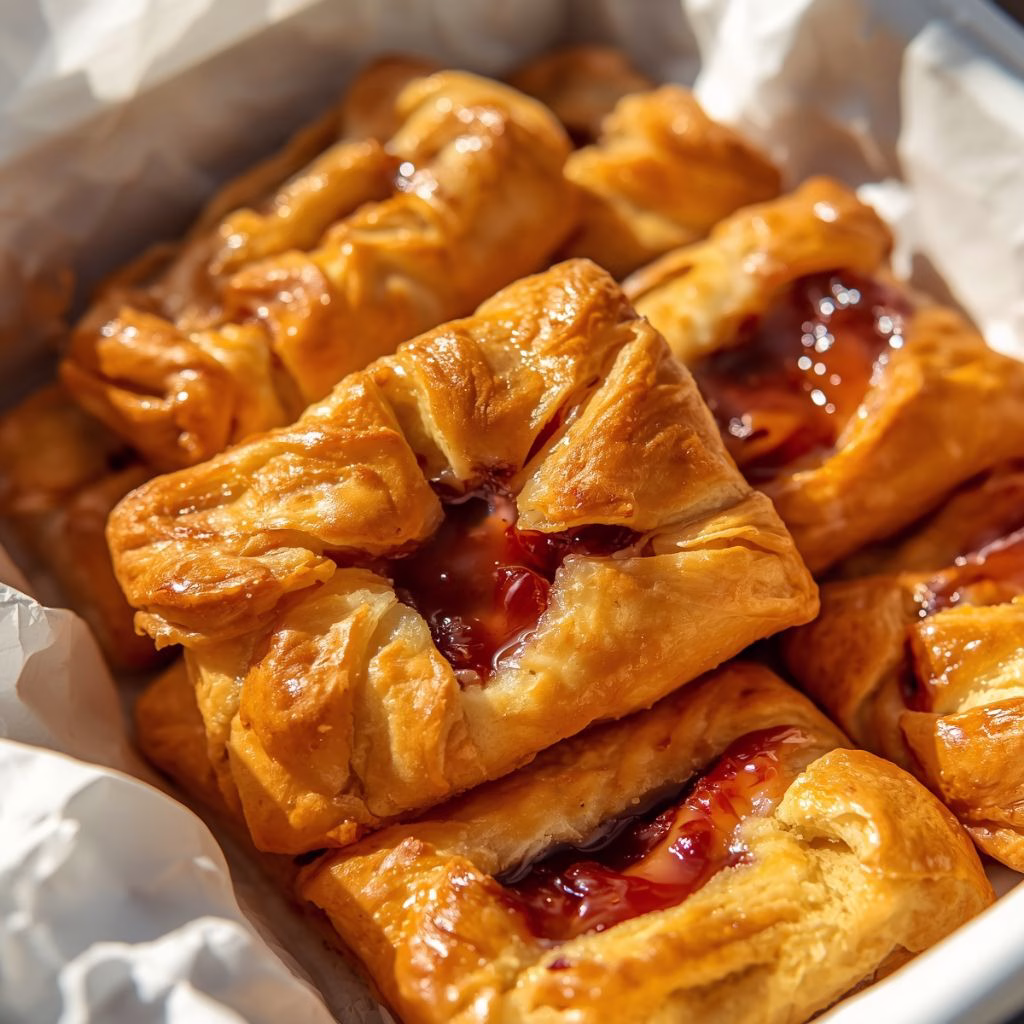 Brown Sugar Peach Toaster Strudels Recipe