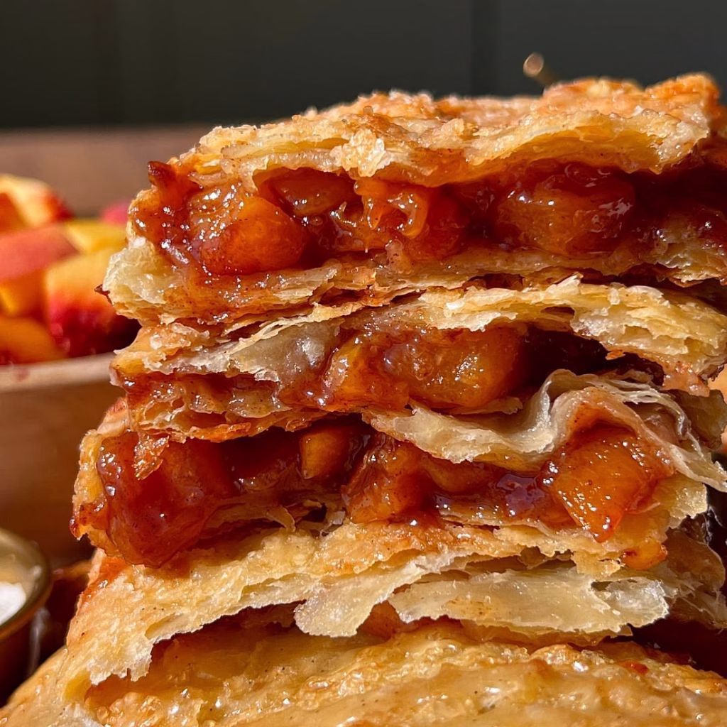Brown Sugar Peach Toaster Strudels Recipe