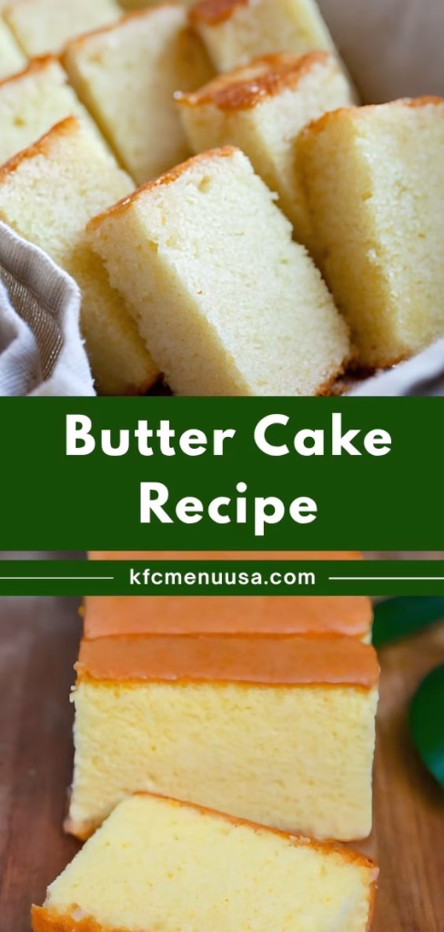 Butter Cake Recipe