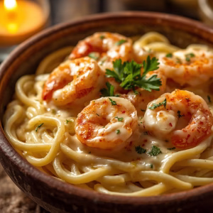 Cajun Shrimp Fettuccine Alfredo Recipe
