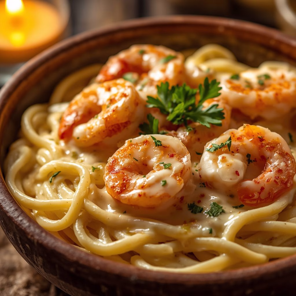 Cajun Shrimp Fettuccine Alfredo Recipe