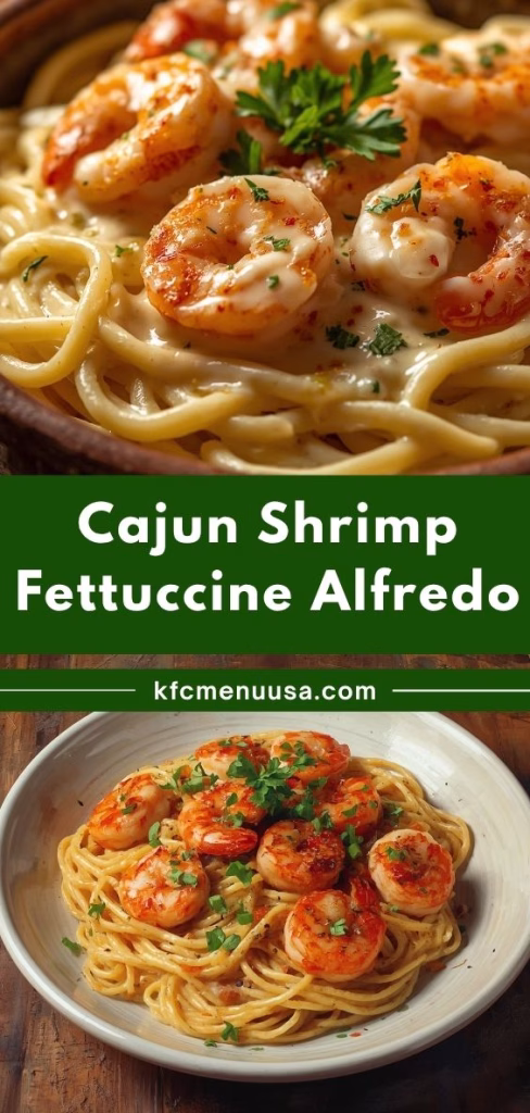 Cajun Shrimp Fettuccine Alfredo Recipe