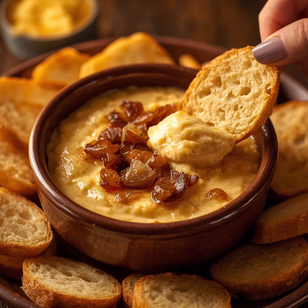 Caramelized Onion and Gruyere Dip