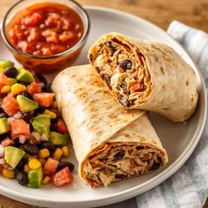 Chicken Bean Burrito Recipe