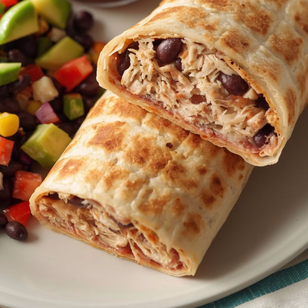 Chicken Bean Burrito Recipe