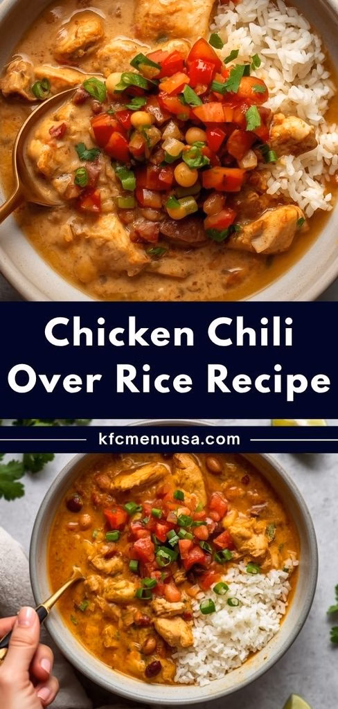 Chicken Chili Over Rice Recipe