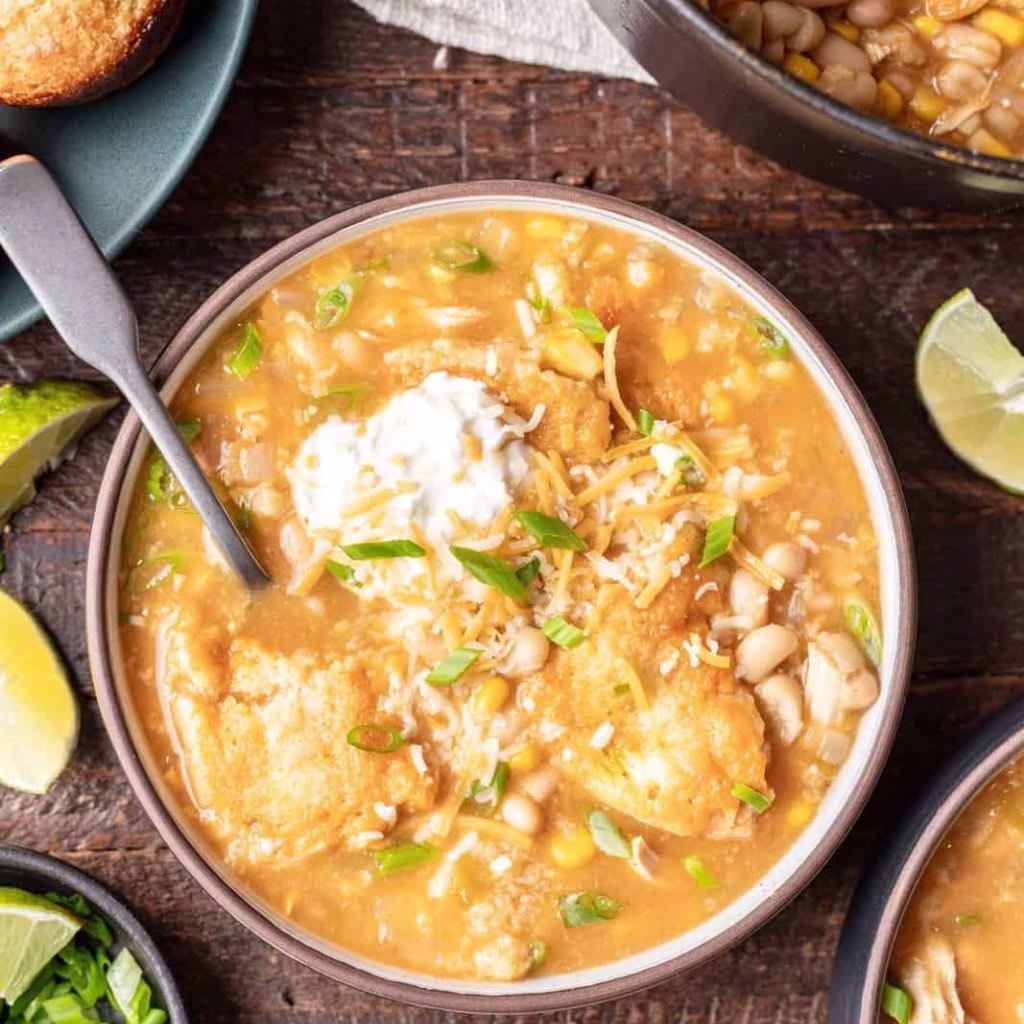 Chicken Chili With Cornbread Recipe